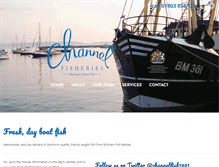 Tablet Screenshot of channelfisheries.com